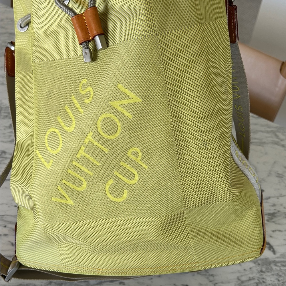 LOUIS VUITTON BUCKET BAG, 2002 Damier Geant LV Cup - Picture 12 of 14